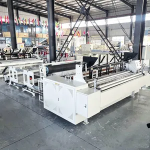 Automatic Toilet Paper Roll Machine Tissue Paper Machine Toilet Tissue Paper Making Cutting Packing Machine for Sale thumbnail-2