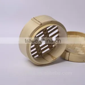 Hot2014 Hot Sell Natural Bamboo Steamer for Dim Sum With Good Quality thumbnail-1