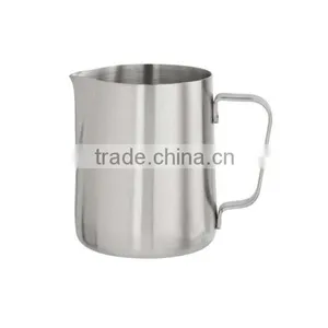 Good Quality Stainless Steel Milk Cup Milk Frothing Pitcher 12 /20 /32 OZ Milk Frothing Pitcher thumbnail-3