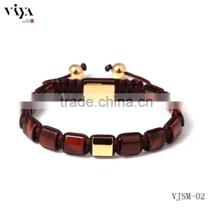 Viya Square Beads Bracelet Chinese Knot Bracelets Luxury Jewelry Mens Gifts thumbnail-6