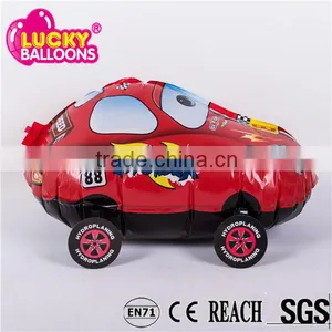 China Balloon Factory EN71approved Red Cartoon Car Shaped Foil Balloons thumbnail-3