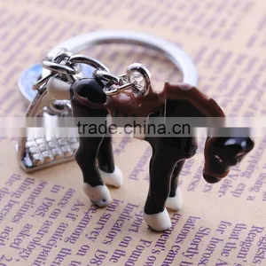 Animal Key Chains Wholesale Metal Keychain Break Horses Keychain thumbnail-2