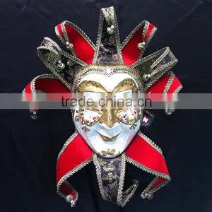 Wholesale Halloween Party Masquerade Venice Handmake Colored Drawing Plastic Mask thumbnail-2