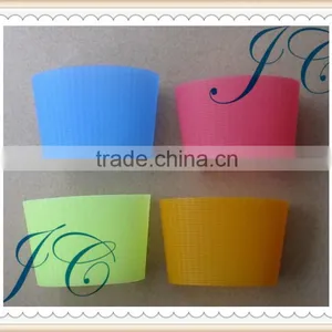 Promotional Coffee/beer/cola Silicone Coffee Cup Sleeve With Custom Logo Printing thumbnail-1