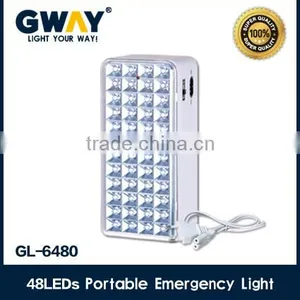48pcs of 1800-2000MCD LED High Power Emergency Light,transformer Charging and Sealed Lead Acid Battery,plastic Housing thumbnail-1