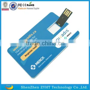Promotional Custom Logo Usb Card, 100% Real Capacity Credit Card Usb 2.0, Cheapest Factory thumbnail-1