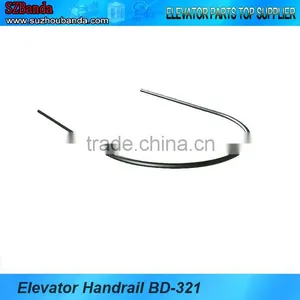 Double Tube Stainless Steel Passenger Lift Handrail thumbnail-1
