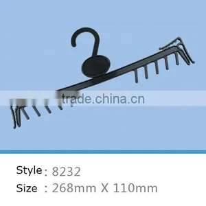 Black Plastic Clothes Hanger for Lingerie thumbnail-2