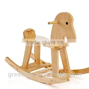 Wood Animal Rocking Horse for Baby Riding thumbnail-2