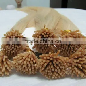 2016 the New Factory Price Prebonded Keratin Nail Tip/I Tip Hair,Brazilian Human Hair thumbnail-6