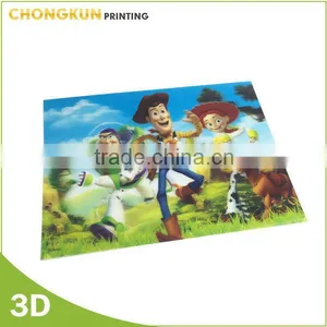 Fashion Design 3d Lenticular Kids Cartoon Picture for Gift thumbnail-2