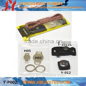 Jinyu High Quality Paracord Compass/mini Compass/plastic Compass Zipper Pull thumbnail-4