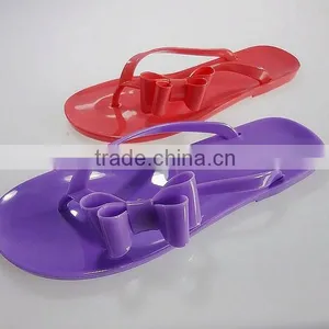 2015 New Fashion Flower Ladies Pvc Slipper thumbnail-1