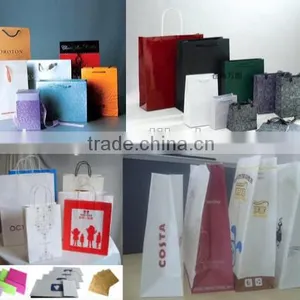 Shopping Carry Paper Bag Making Machine/Automatic Brown Kraft Paper Bag Making Machine/square Bottom Paper Bag Making Machine thumbnail-4
