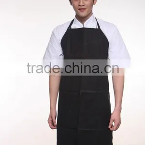 Plain Black Cotton Promotion Apron thumbnail-1
