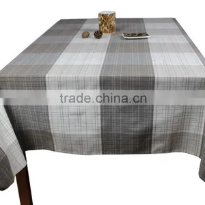 100% Polyester Home Use Fashion Check Cheap Table Cloth thumbnail-1