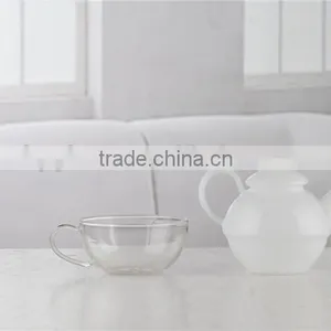 Borosilciate Handmade Glass Teapot thumbnail-1