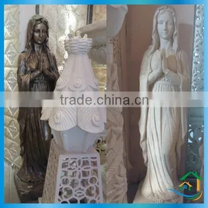 Sandstone Virgin Mary Statue thumbnail-3