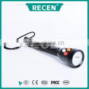 China Factory IP65 3 Watt Colorful Light Water Proof Rechargeable LED Railway Flashlight Quality Choice thumbnail-1