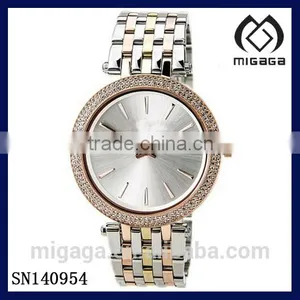Women's Two Tone Plated Watch Japan Quartz Movement thumbnail-1