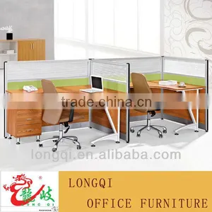 Two People Seat Half Glass New Design Office Partition P35 thumbnail-1