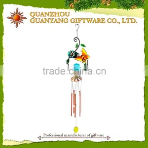 Solar Light Beautiful Butterfly Hanging Wholesale Wind Chime Tube thumbnail-1