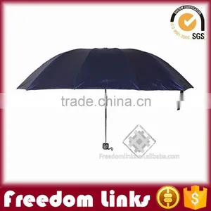 21 Inch 10K 3 Folding Umbrella With Case thumbnail-3