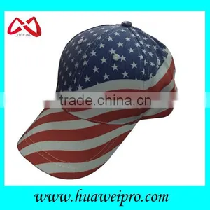 Wholesale High Quality Custom Camo Printed American Army Cap,100% Cotton Cap thumbnail-1