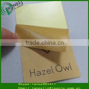 Packing Printing Carton Box Paper Label One Color Printing Kraft Labels for Canada thumbnail-1
