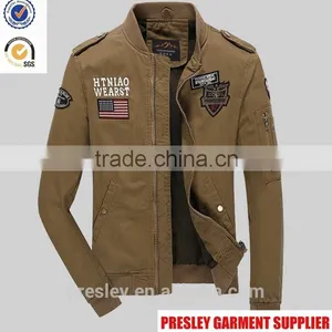 2016 New Style Jackets Wholesale Down Jacket Custom Jacket Men With Epaulet thumbnail-1