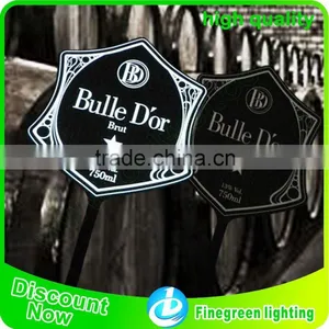 2014 Top Quality Newest D2015 Design High Brightness EL Bottle Label,Flash Wine Label,Flashing Bottle Label thumbnail-2