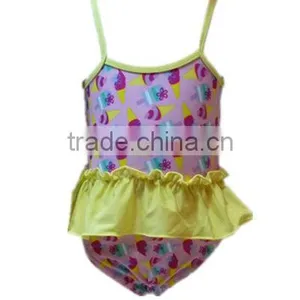 Ballet One-piece Swimsuit Hot Spring Bathing Suit Baby Swimsuit thumbnail-1