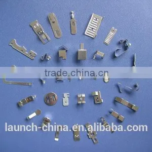 Stamping Zinc Metal Shelf Clips Products Detector Metales thumbnail-4