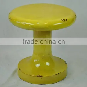 Handmade Metallic Small Round Table for Home Furniture thumbnail-1