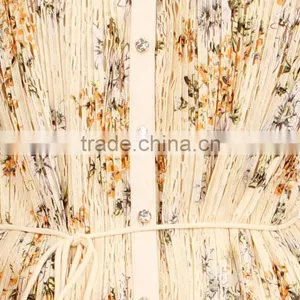 2015 Hot Sale Floral Printing Suits,woman Sleeveless Blouse and Long Pants thumbnail-5