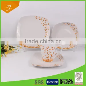 Dinnerware Sets With Simple Flower Design thumbnail-2