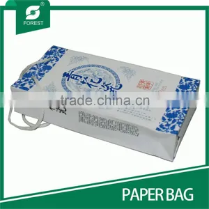 ELEGANT DESIGN CUSTOM PAPER BAG WITH FLEXO PRINTING thumbnail-1