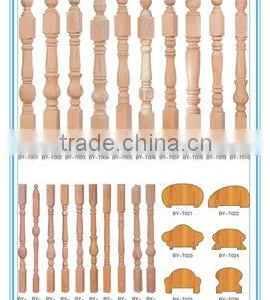 Red Oak Handrail Round Handrail Bracket thumbnail-1