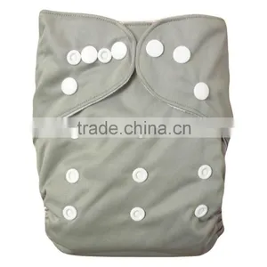 ALVA Reusable and Washable Cloth Diapers Babies Plain Cloth Nappies With TPU Made in China Quality Choice thumbnail-5