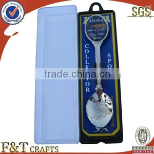 New Desgin High Quality Nickle Paster Spoon/metal Expoy Spoon/souvenir Spoon thumbnail-1