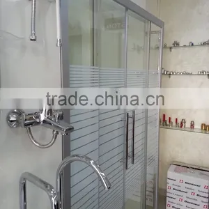 Bathroom Glass Shower Screen for Middle East Market D707 Quality Choice thumbnail-2