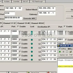 4in1 IP Multiplexer Scrambler QAM Modulator (32 IP/multicast Gigabit In,4 QAM RF Out) thumbnail-3