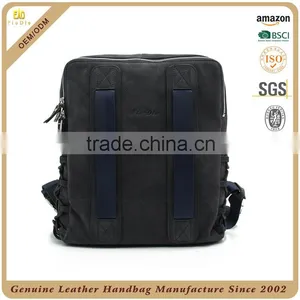 Guangzhou Fiedle Factory OEM Pebble Leather Mens Bag Custom 100% Genuine Leather Backpack for Men thumbnail-1