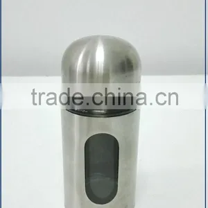 Modern Stainless Steel Salt And Pepper Shaker Seasoning Bottle Condiment Set thumbnail-1