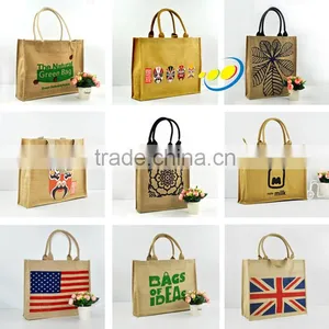 Fashion Shopping Jute Bag Multi-purpose Storage Bag thumbnail-6