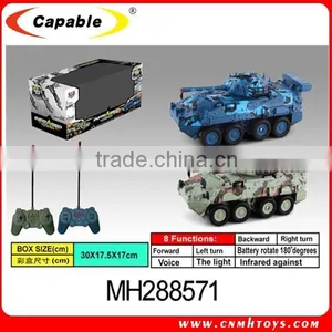 R/C Armored Car Toys, Kids Plastic R/C Tank For Sale thumbnail-2