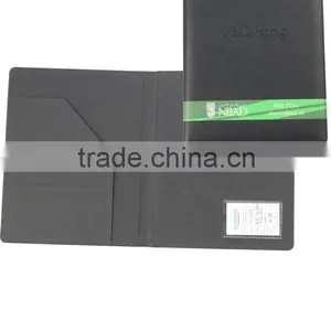 2015 Fasion PU Leather Portfolio Case,A4 Leather Portfolio Case For Executive, Zipper Portfolio thumbnail-1