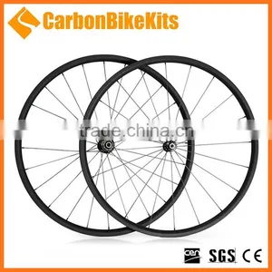 CBK 700c Road Racing Bicycle Chinese Carbon Wheels 20mm Deep Tubular thumbnail-1
