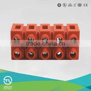 NEW DIN RAIL WIRING CONNECTOR CABLE TERMINAL BLOCKS JUT4B-4/12 CONDUCTOR thumbnail-1