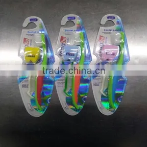 Nylon Tooth Brush With Dental Floss thumbnail-1